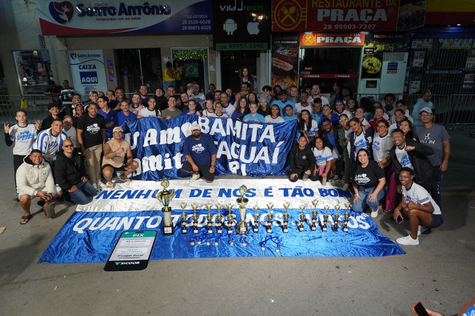 Banda soma mais um título a nível nacional na sua extensa galeria de êxitos em campeonatos especializados; desta vez foi no estado do Espírito Santo (Foto: Divulgação Bamita)