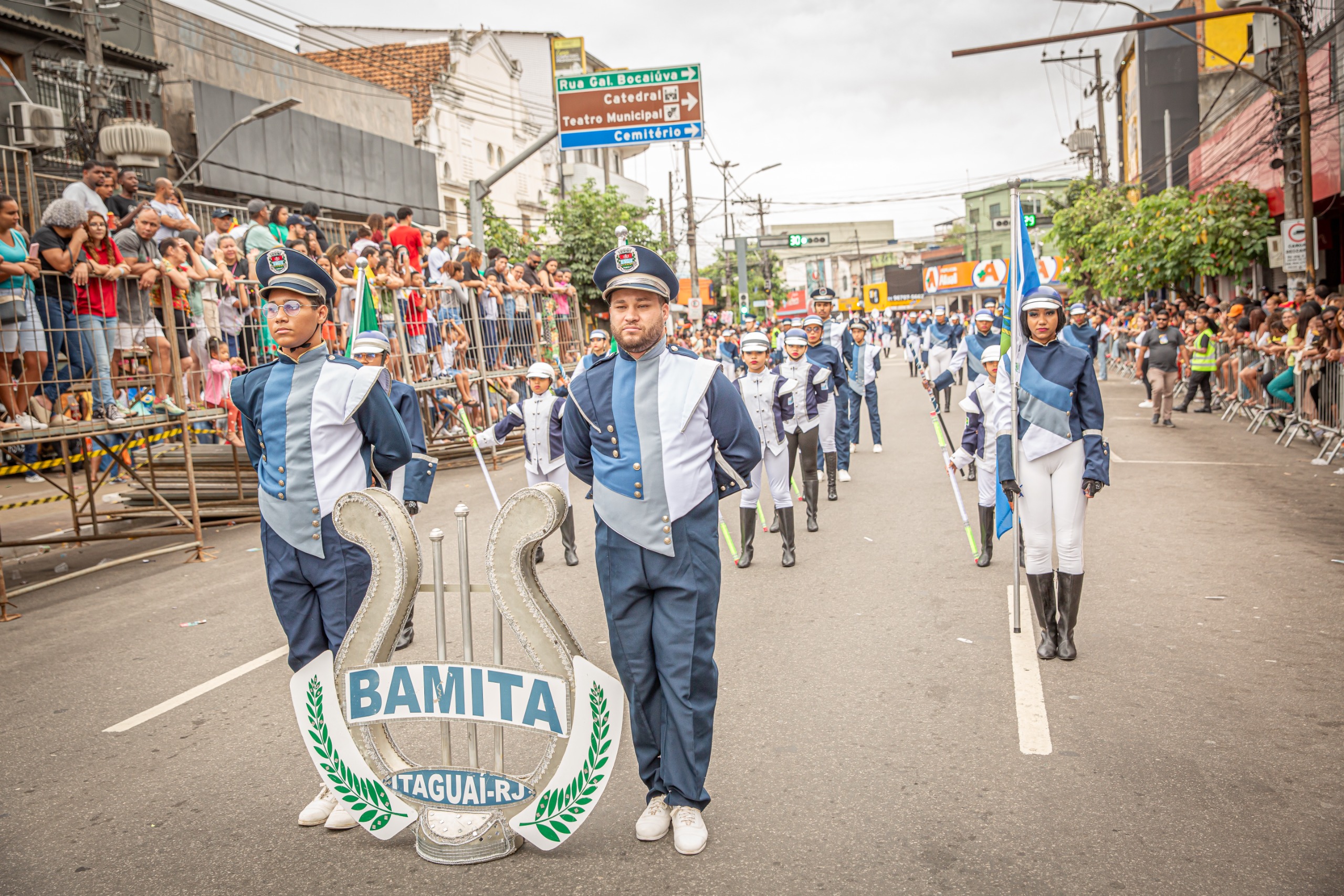 A premiada banda Bamita está garantida no desfile cívico de 7 de setembro de 2026 (Comunicação - Prefeitura de Itaguaí)