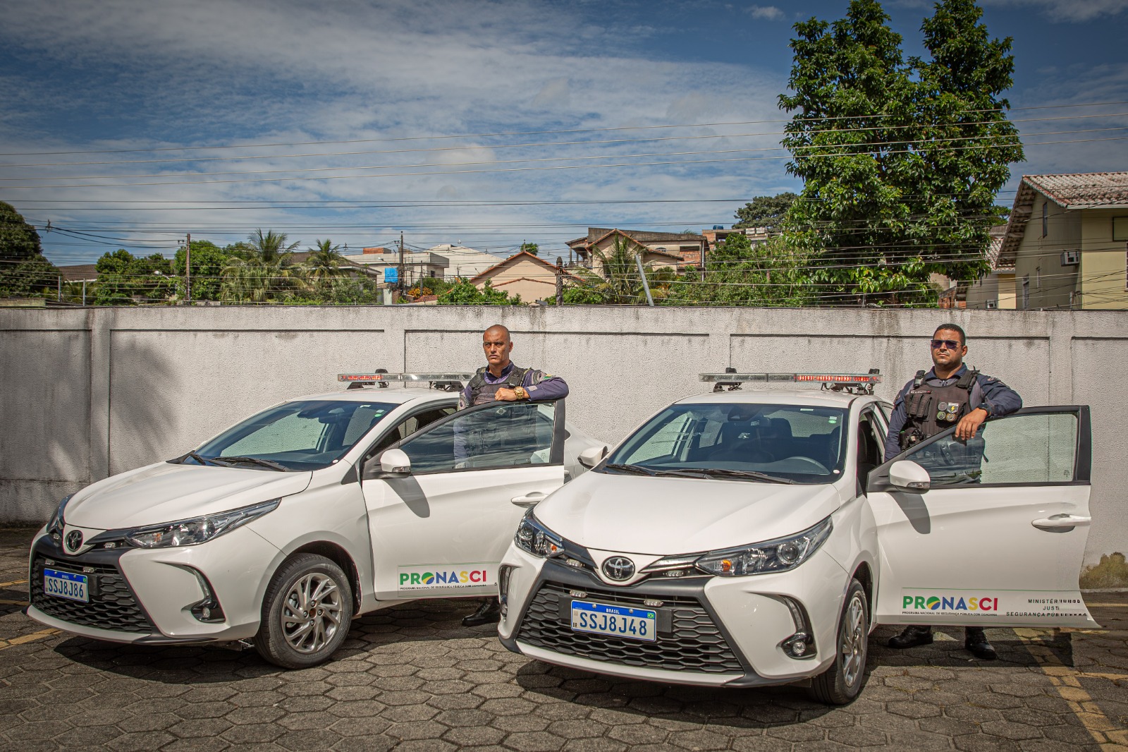 Carros 0km vão servir à Guarda Municipal de Itaguaí (Foto: Italo Dornelles/Comunicação PMI)