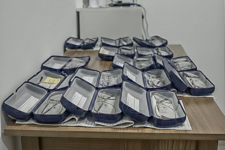 Pacientes do Hospital do Olho recebem óculos gratuitos