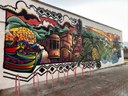 Painel de grafite na Praça CEU valoriza memória, arte urbana e sustentabilidade em Itaguaí