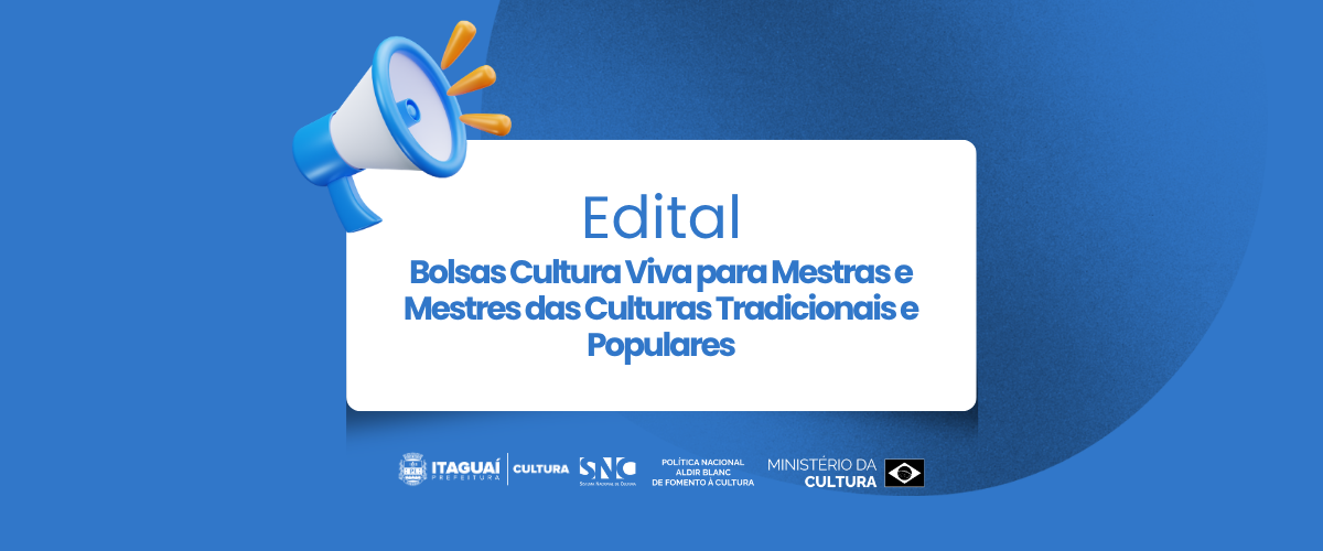 Prefeitura de Itaguaí lança edital de bolsas para Mestres e Mestras das Culturas Tradicionais e Populares