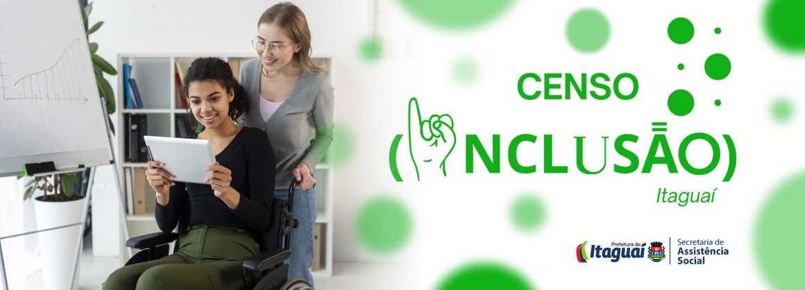 Prefeitura de Itaguaí lança o Censo Inclusão para promover os direitos das pessoas com deficiência