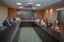 Procuradoria faz reunião com prefeito interino Procuradoria faz reunião com prefeito interino
